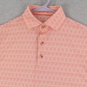 Harlestons Heritage Polo Shirt Mens Size S Canary Tailored Fit Polyester Spandex